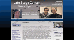 Desktop Screenshot of latestagecancer.com